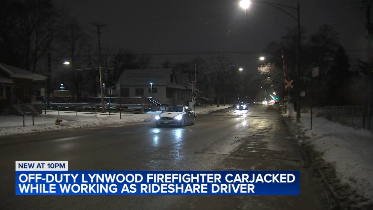 Lynwood firefighter driving for Uber carjacked on South Side: CPD