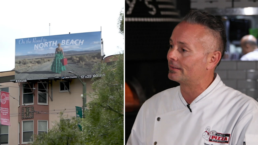 From pizza to art: The generous act behind SF billboard