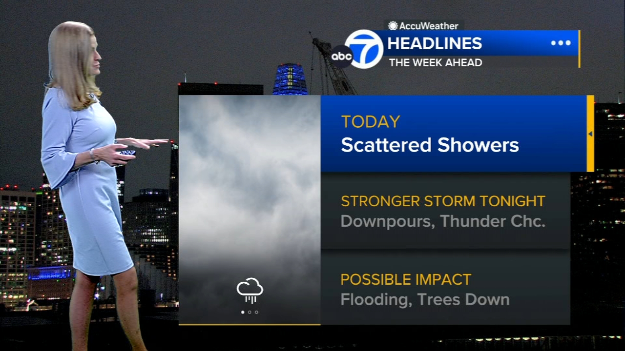 AccuWeather Forecast: Light showers return this afternoon
