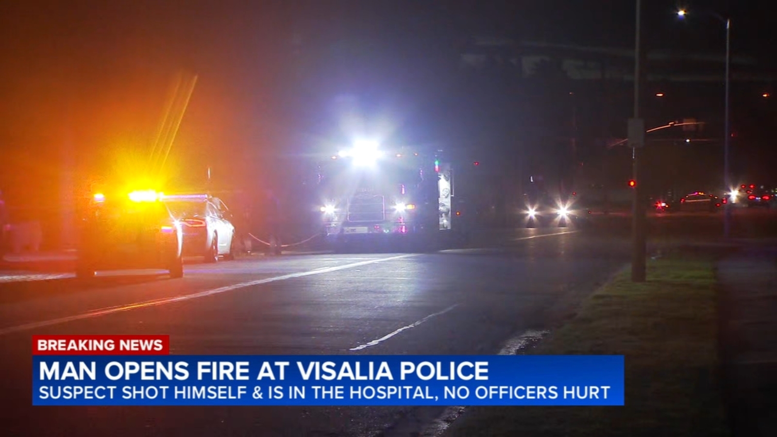 Man shoots at Visalia Police officers then turns gun on himself, police say - Vimarsana News