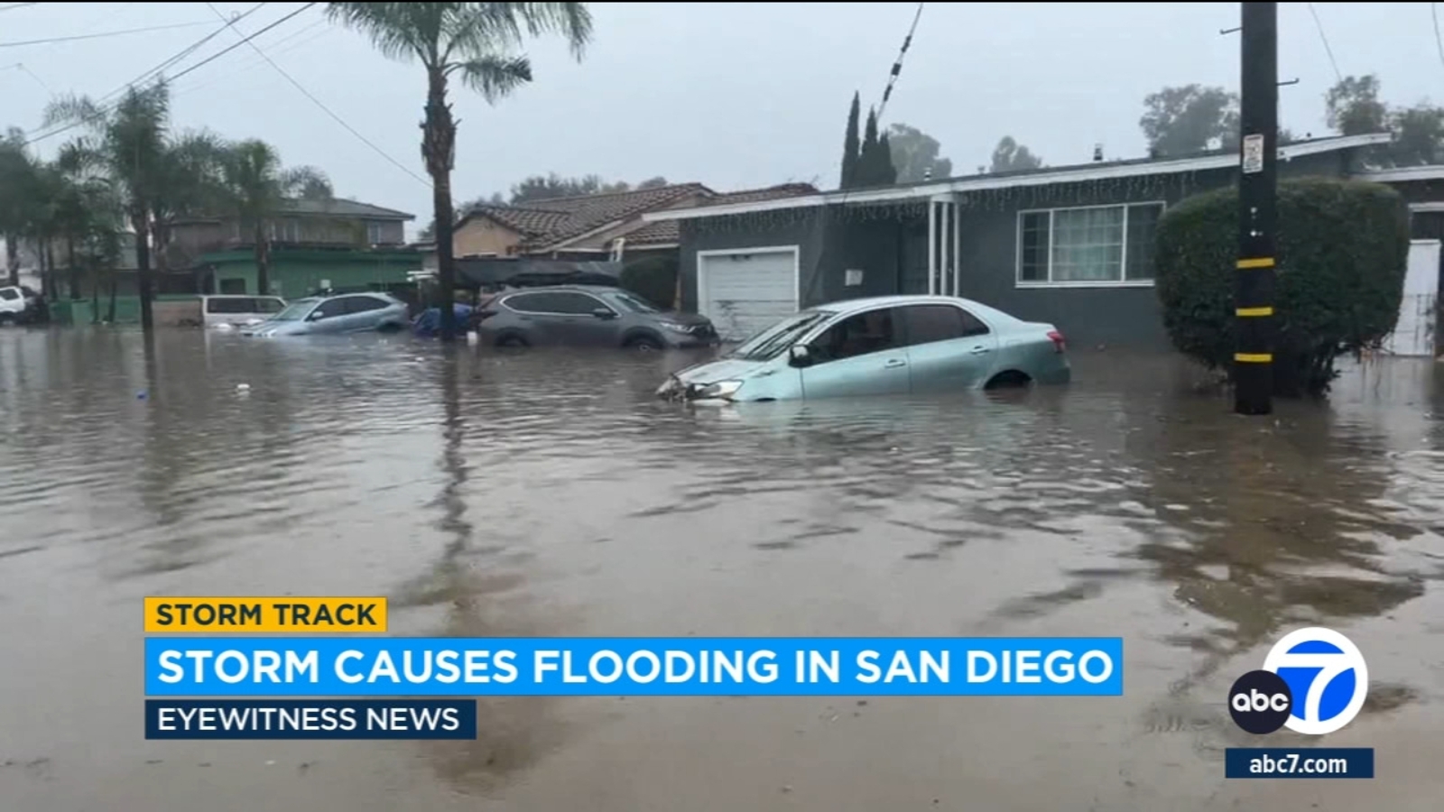San Diego's heavy rain leads to flooded roads, water rescues and inundated homes - Vimarsana News