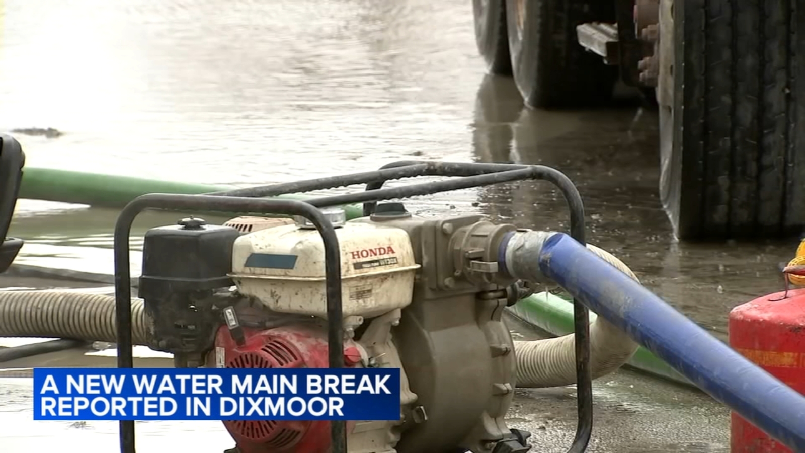 Dixmoor water main break today Boil water order remains in effect for