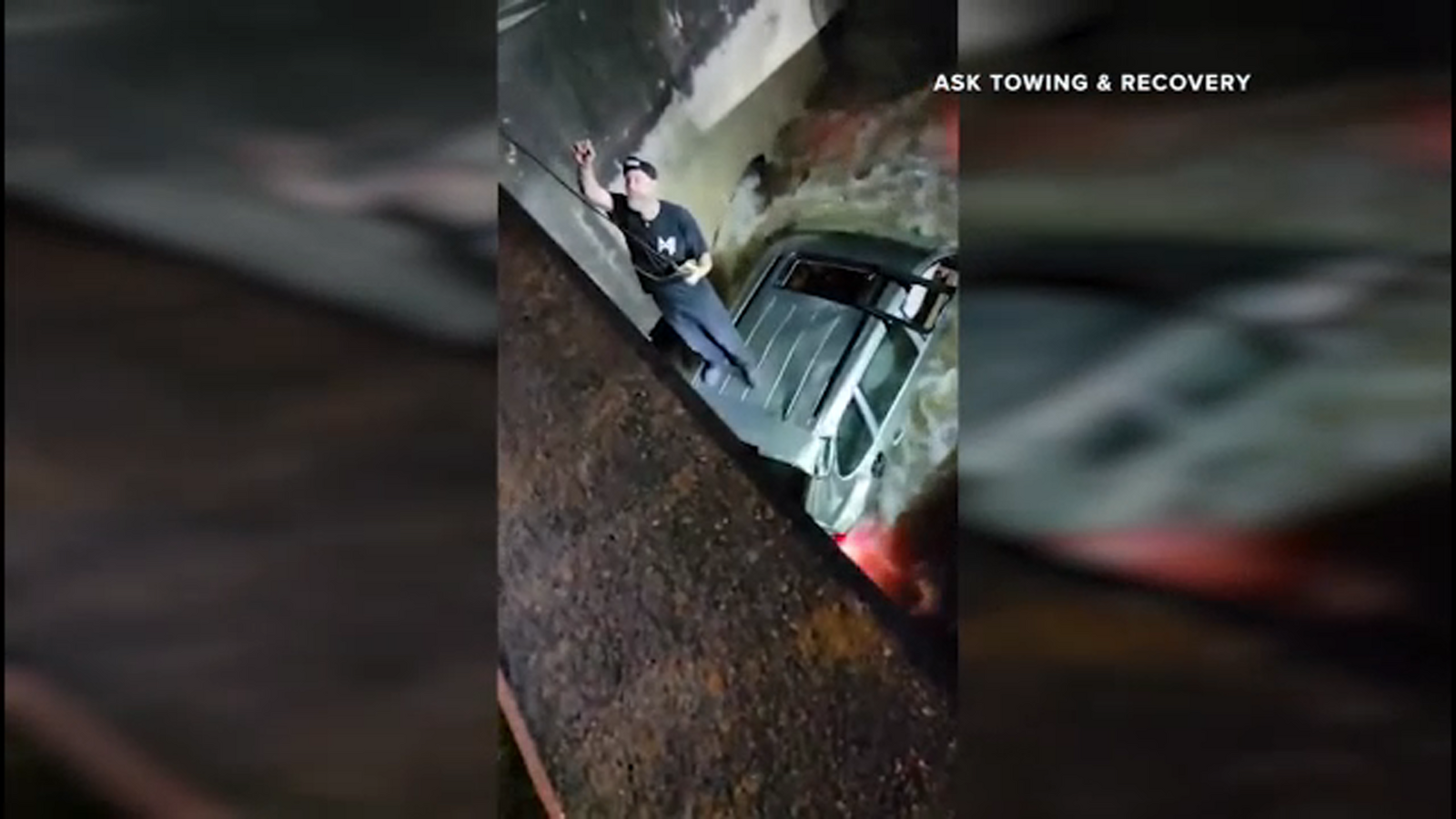 Water rescue: Video shows first responders jump into action after driver reportedly hydroplanes, loses control in NW Harris County - Vimarsana News