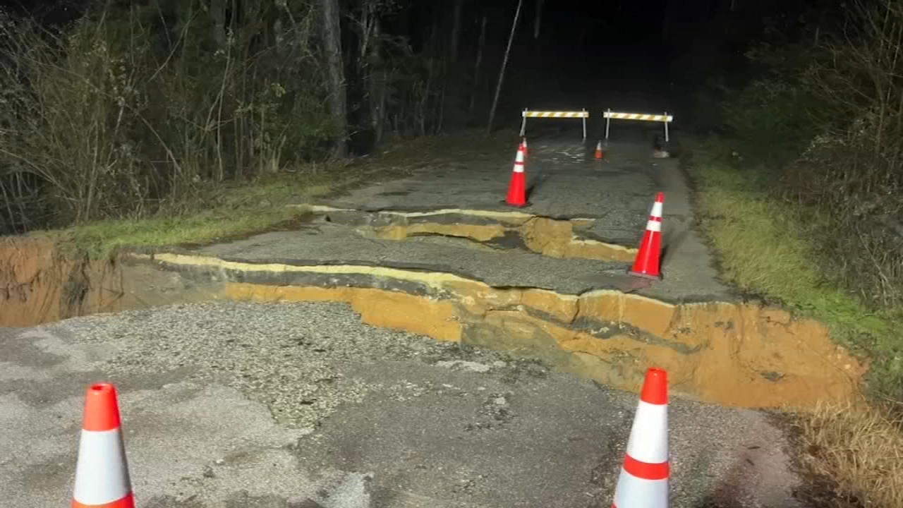 Beaver dam blamed for huge hole in road in Livingston neighborhood