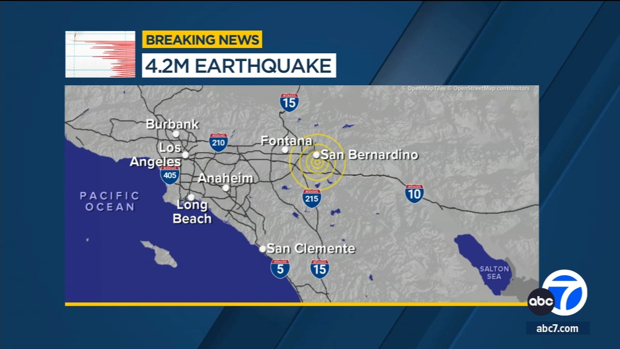 Magnitude 4.2 earthquake rattles Inland Empire