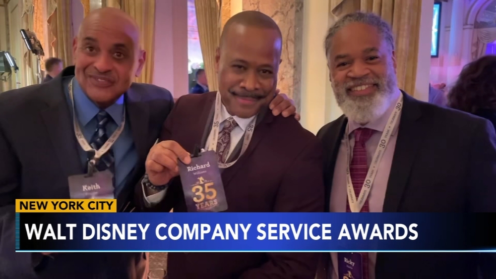Disney honors 6abc employees for years of service