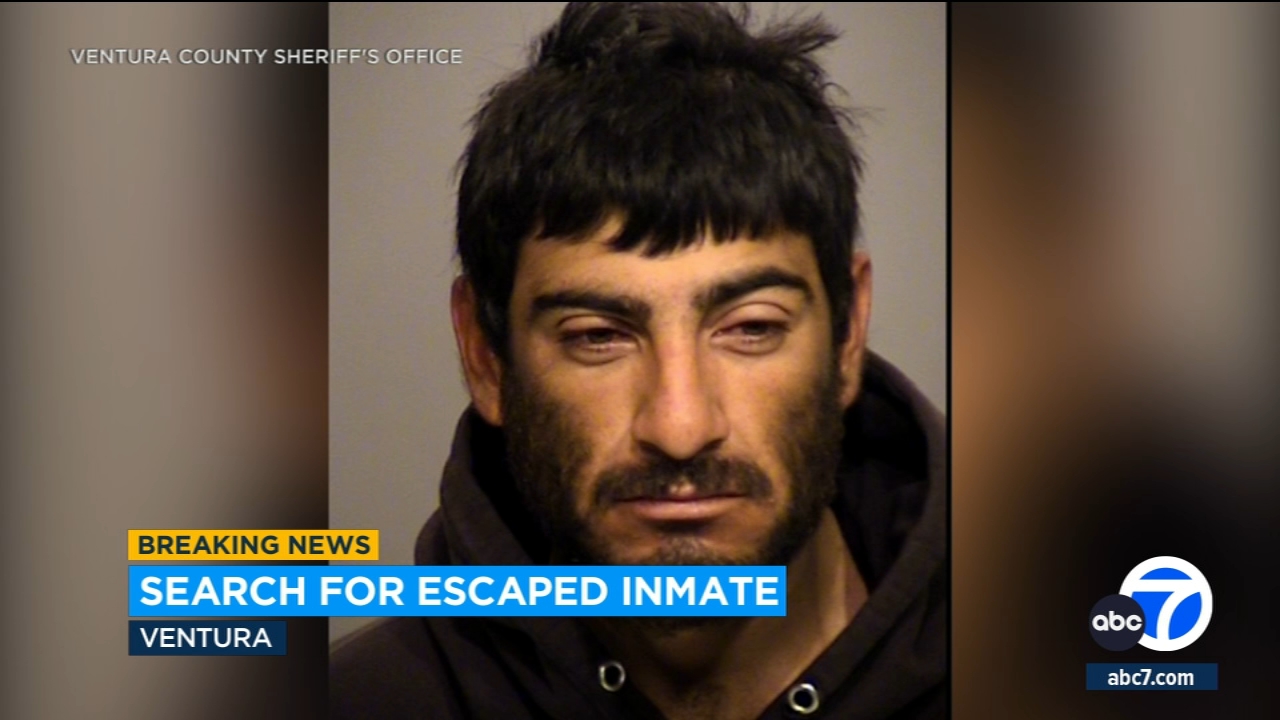 Manhunt underway after inmate escapes from Ventura County jail