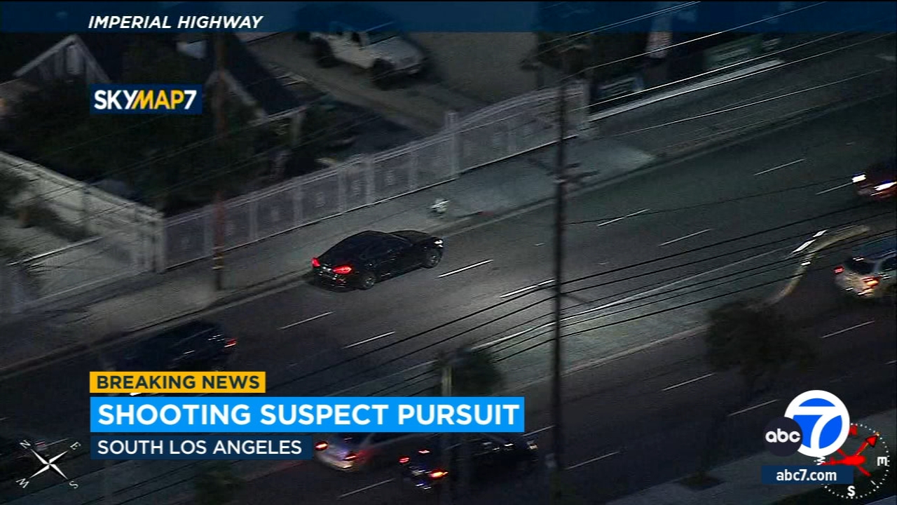 2 in custody after high-speed chase through LA