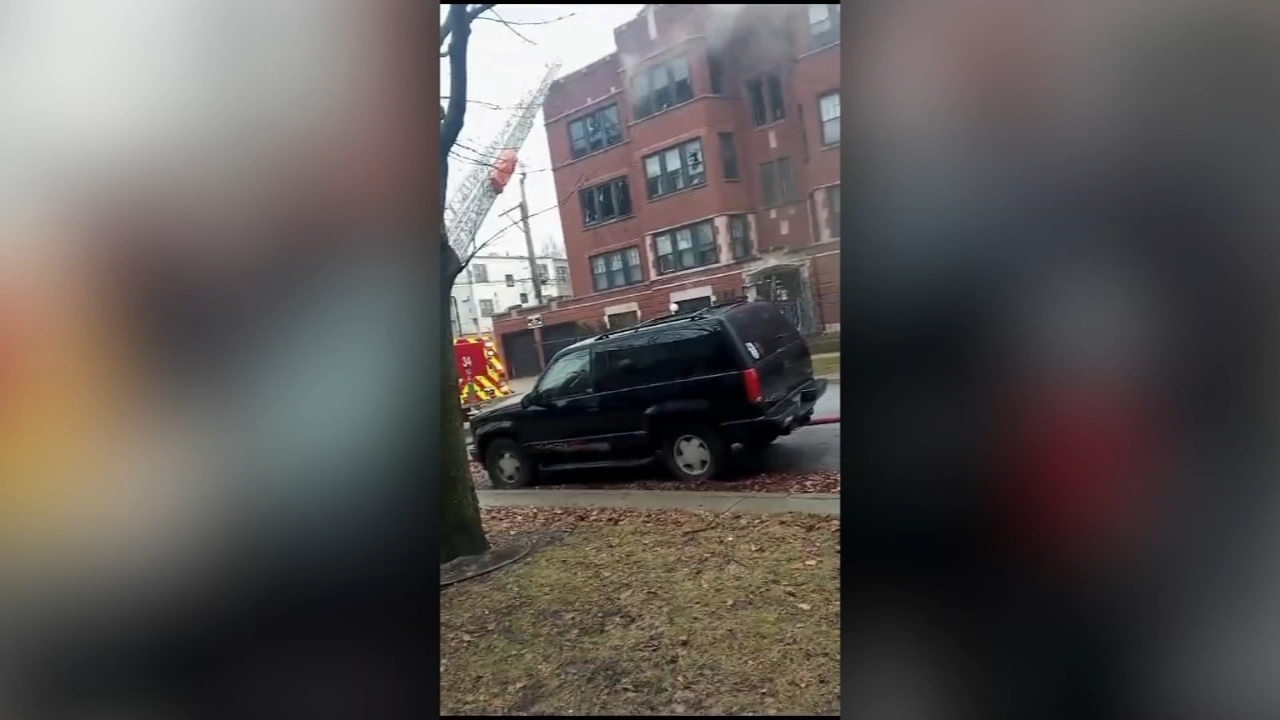 Several families displaced by fast-moving apartment fire on South Side