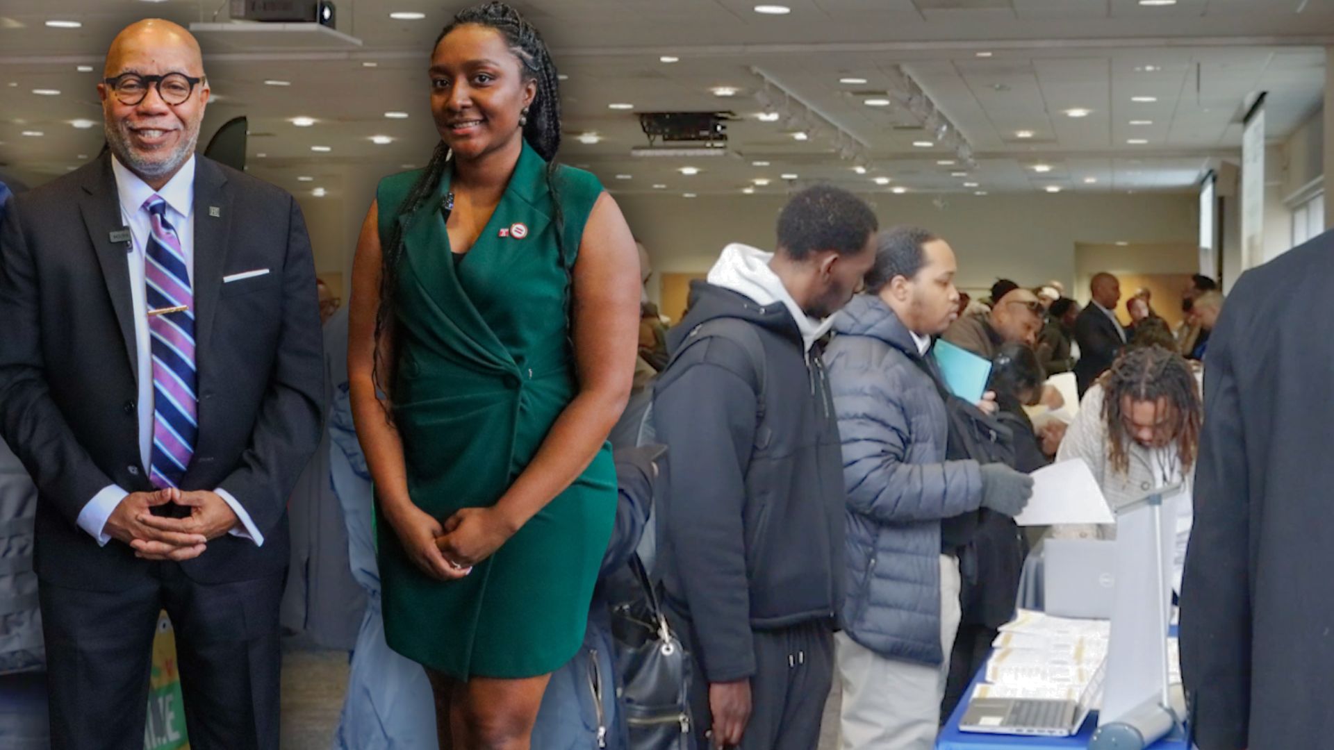 Community members gather to seek career opportunities at job fair