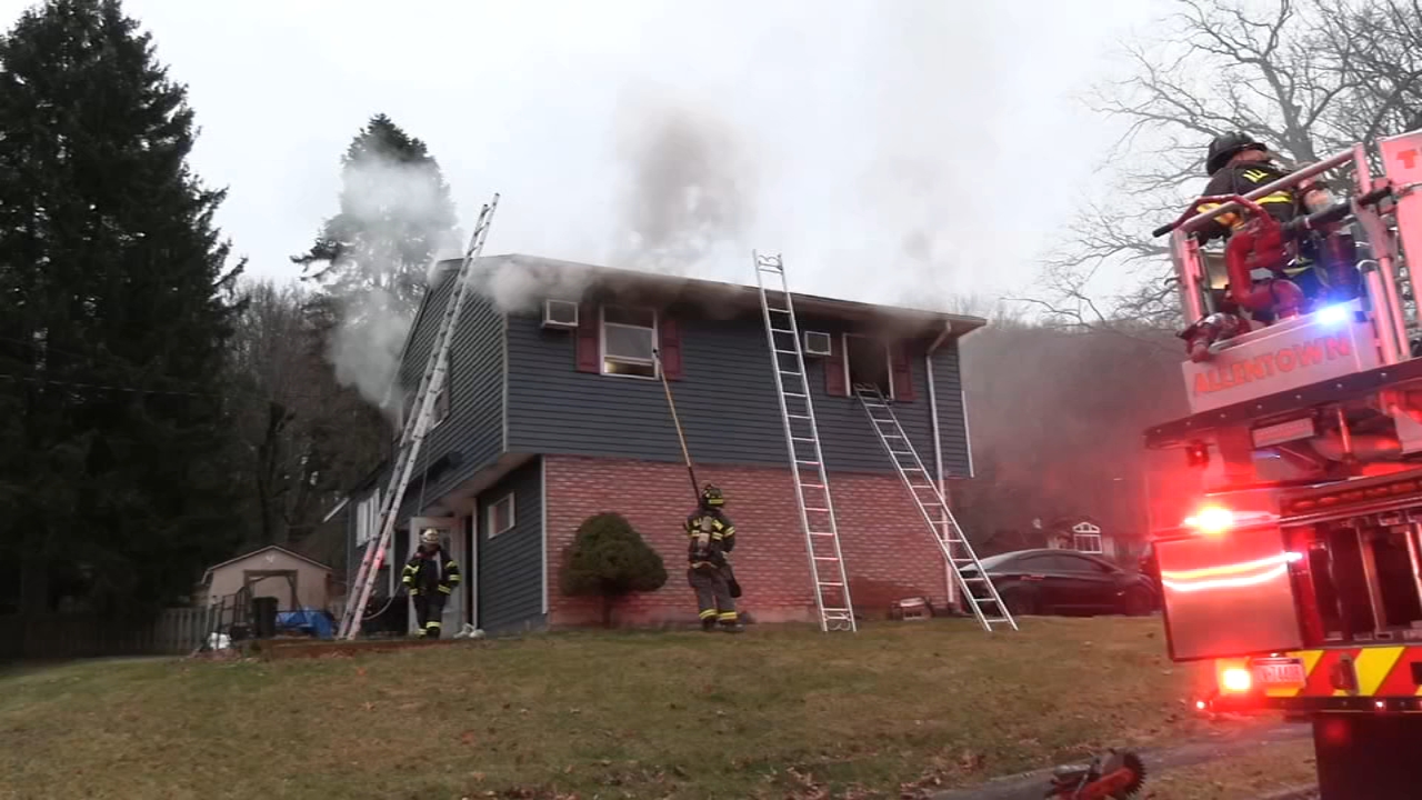 2 dogs rescued from fire in Allentown home
