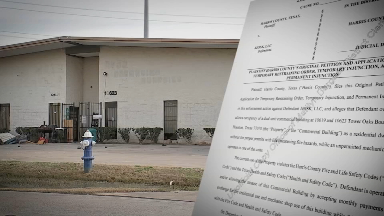 Harris County building supposed to be empty has power, tenants