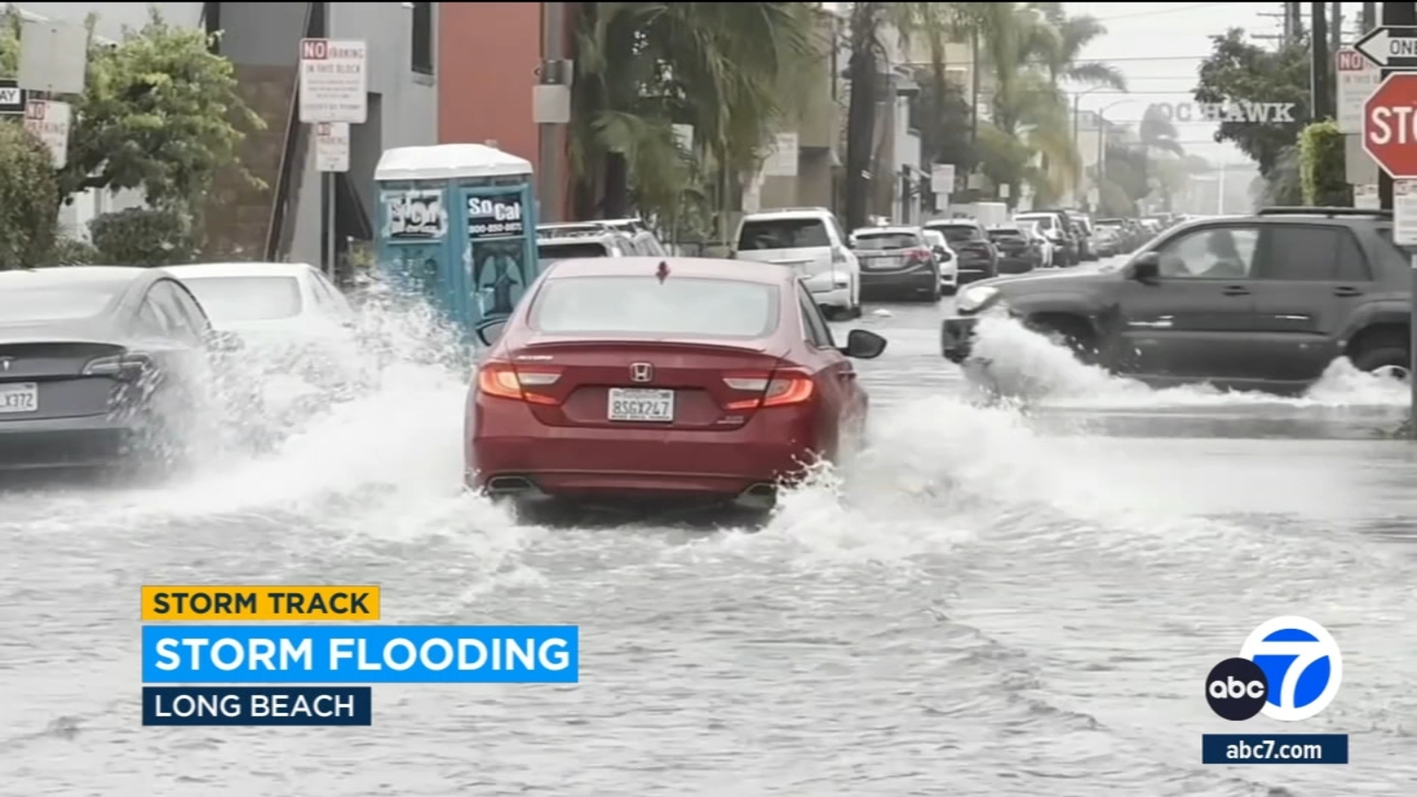 Major flooding in Long Beach shuts down 710 Freeway and PCH, delays drivers throughout city - Vimarsana News