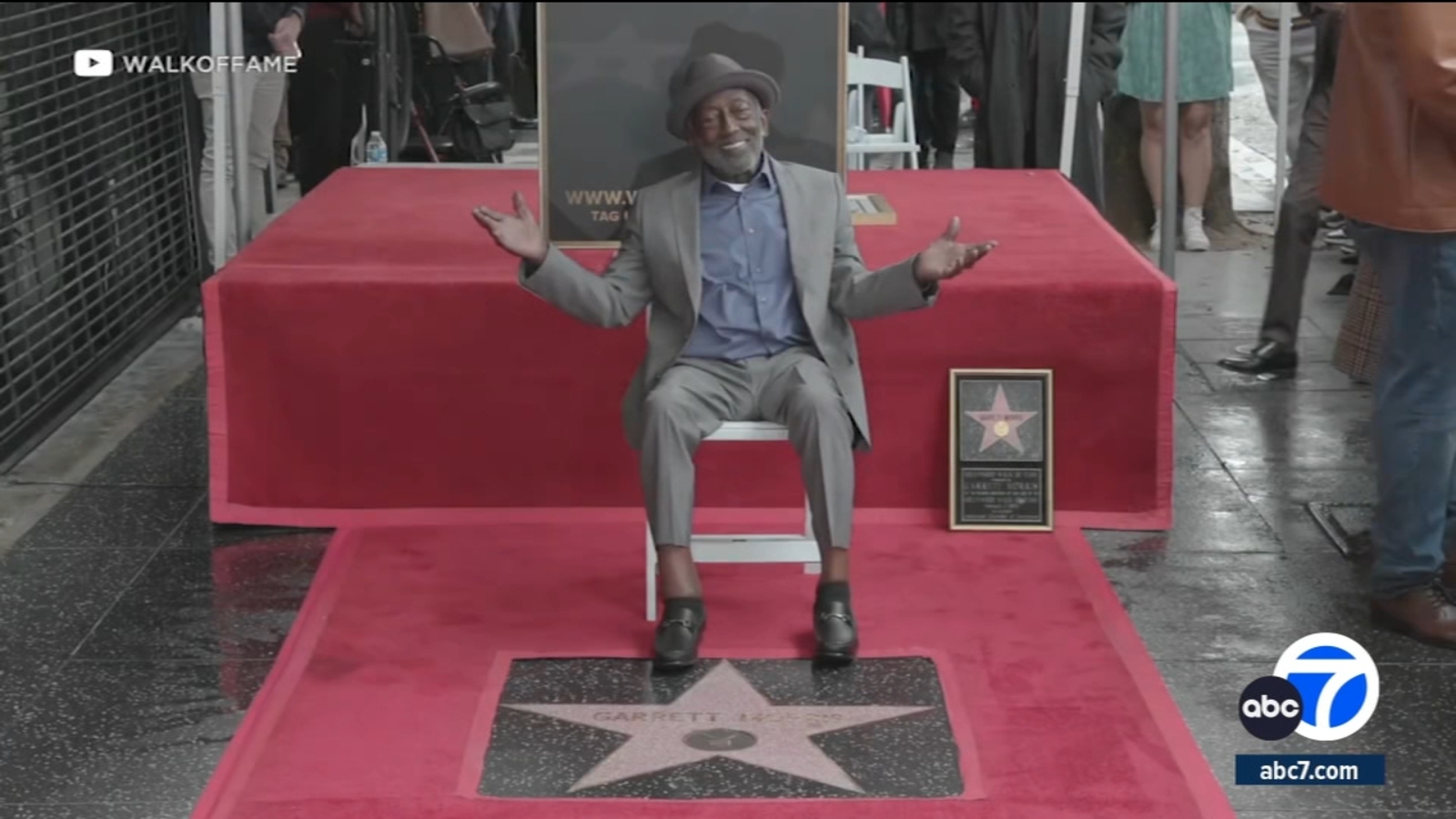 Hollywood Walk of Fame Garrett Morris on his 87th birthday