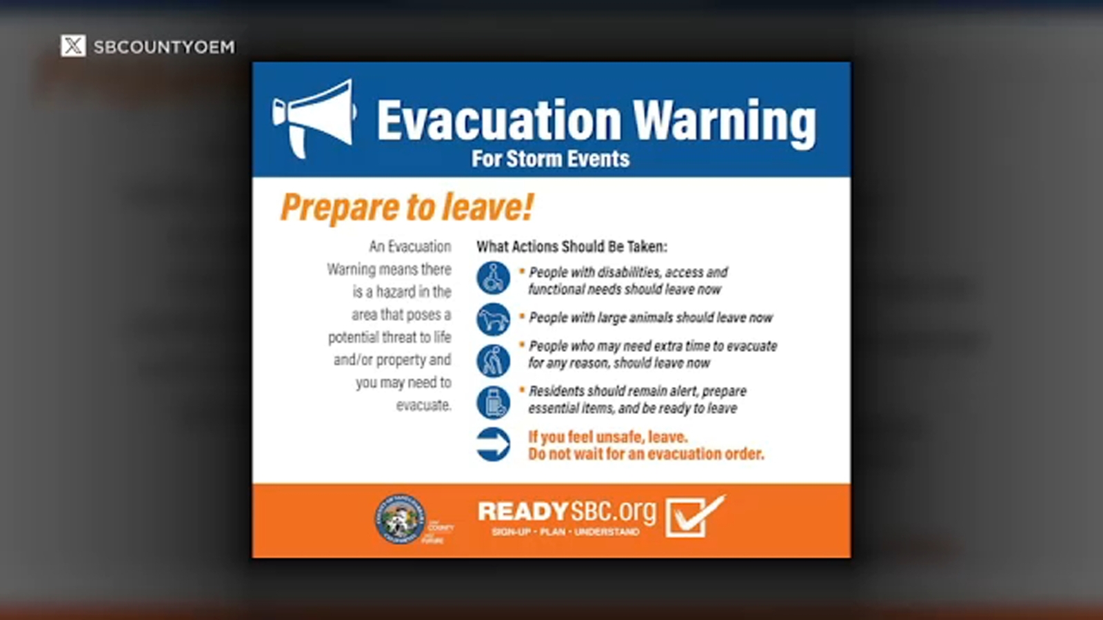 Santa barbara tsunami warning today map