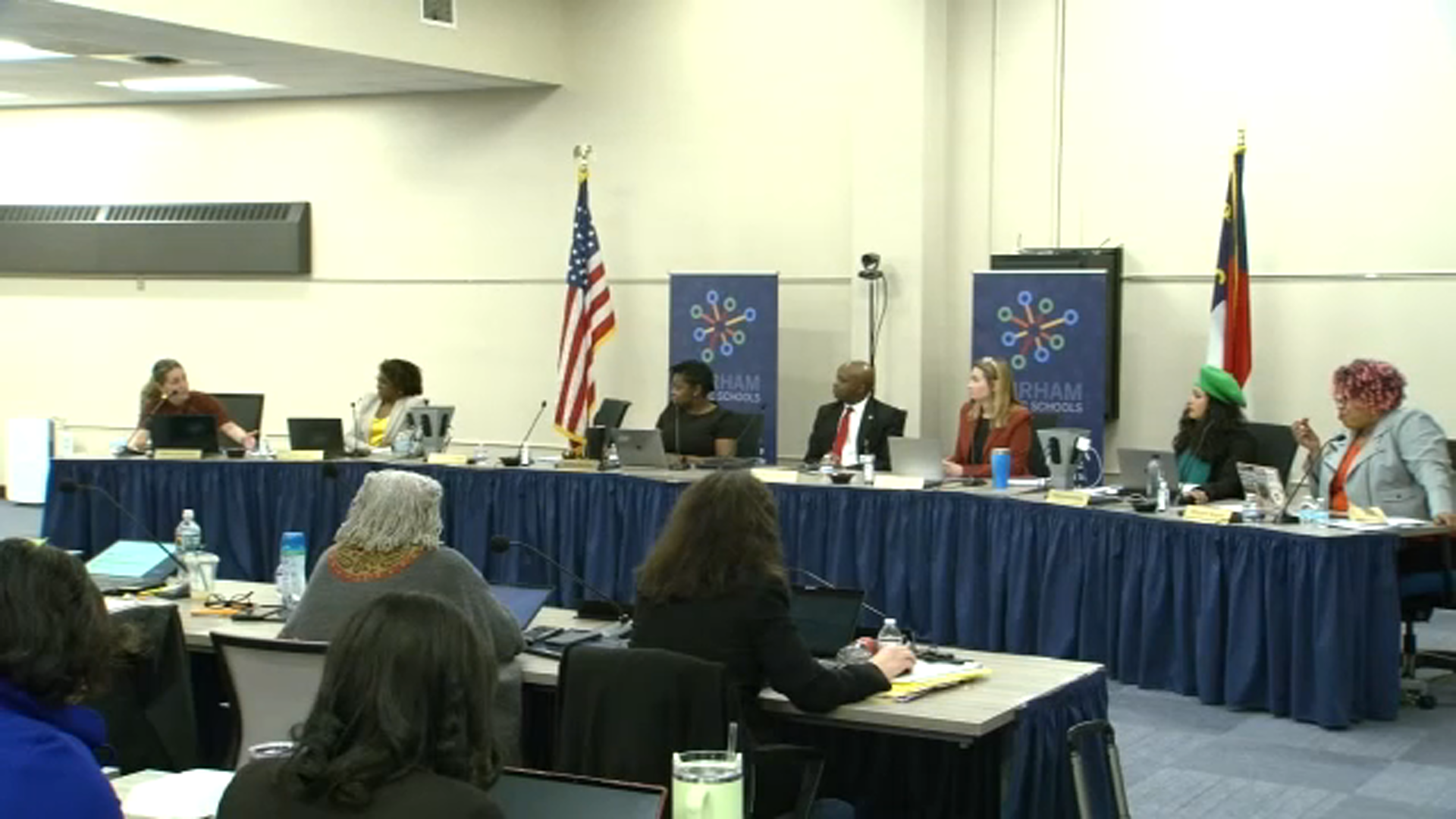 Durham school board tables pay issue until next week