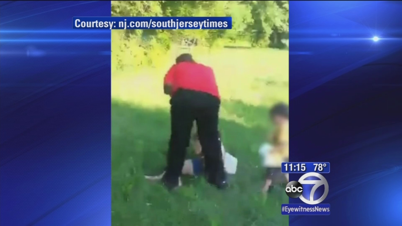 Caught On Video New Jersey Mom Brutally Beaten In Front Of Son Abc7