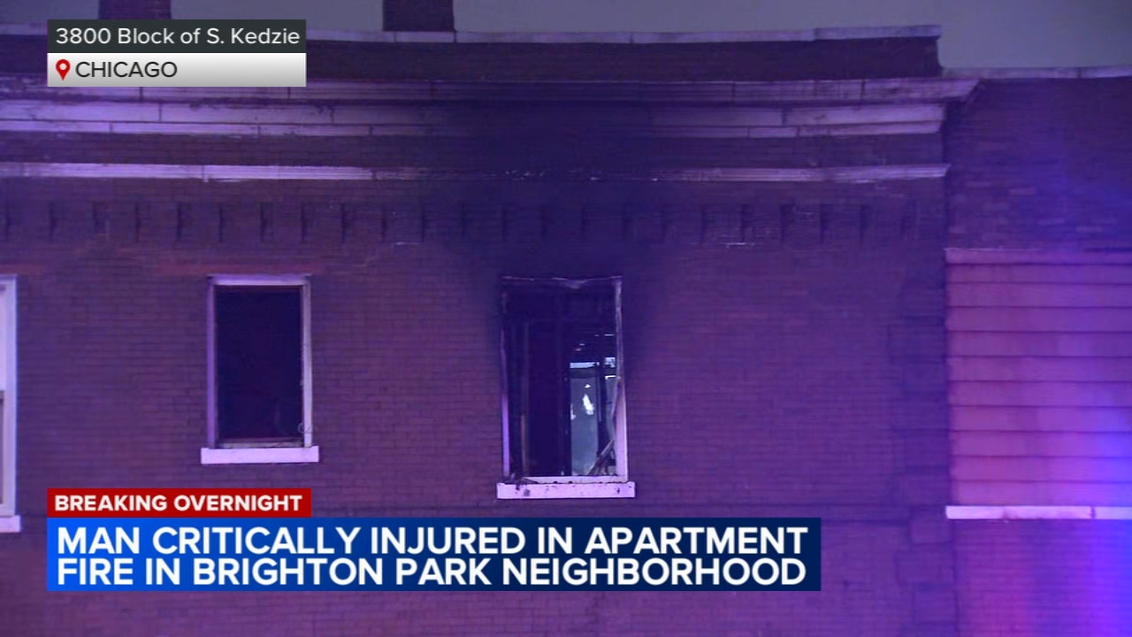1 critically injured in Brighton Park fire