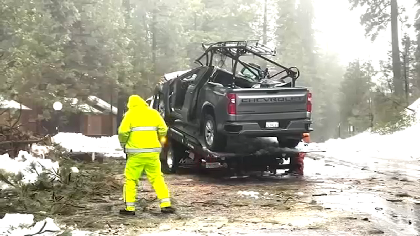 Fresno County sees localized flooding, downed trees in storms