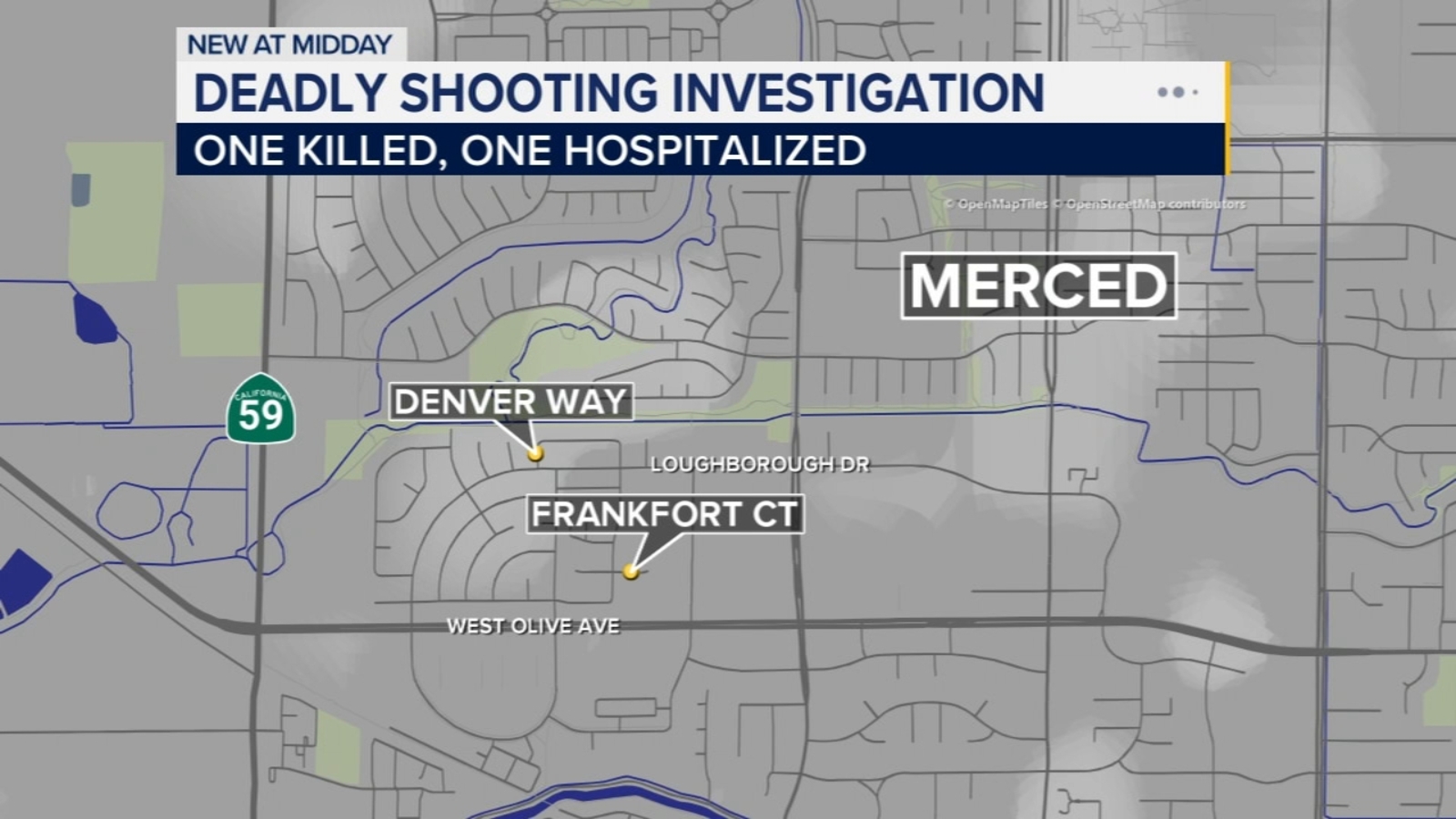 1 killed, 1 hospitalized after shooting in Merced, police say - Vimarsana News