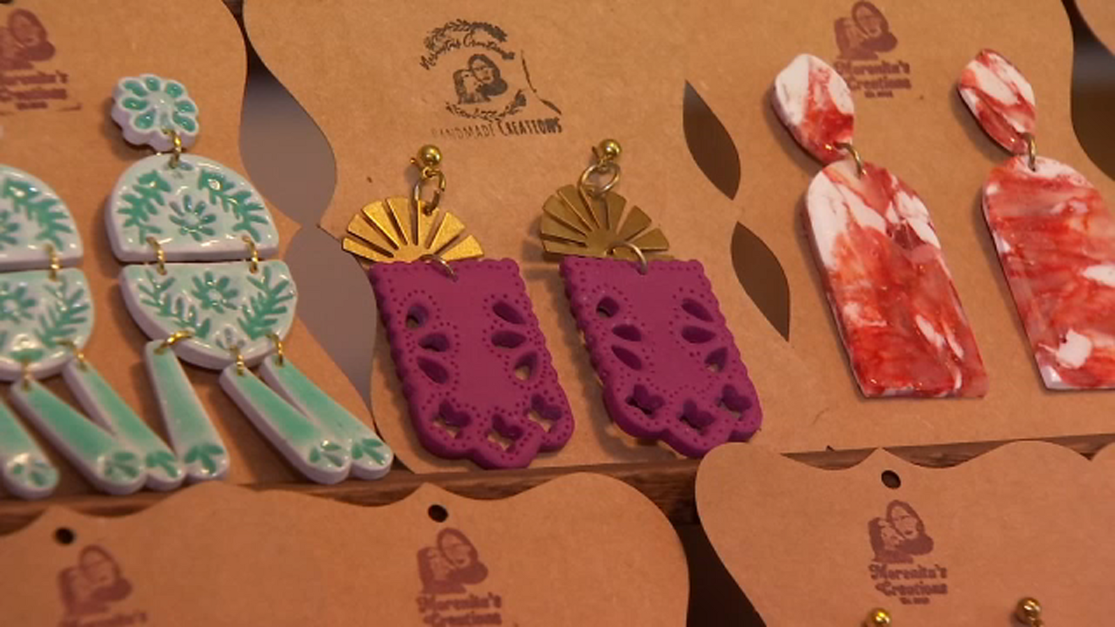 Fresno mother-daughter duo specializing in polymer clay earrings