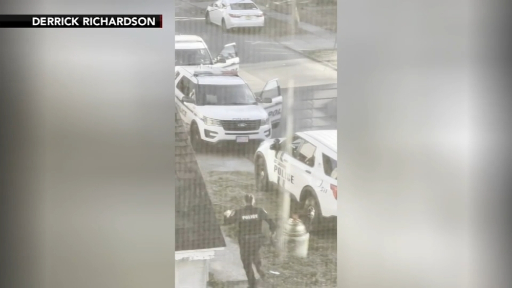 Neighbor records video after 2 officers shot in East Lansdowne