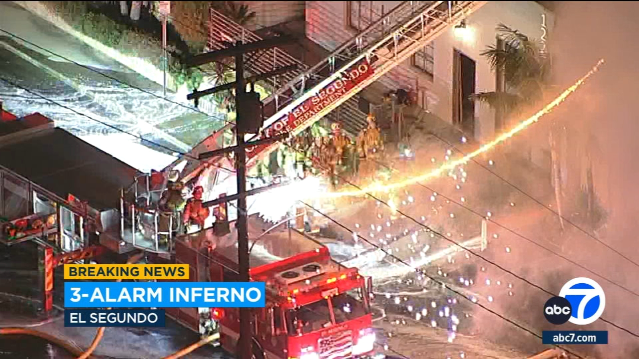 Firefighters knock down stubborn blaze at El Segundo business