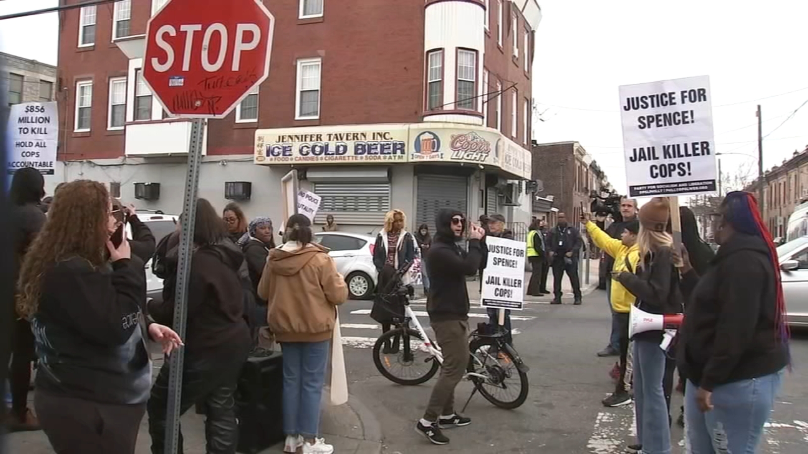 Alexander Spencer march Rally held for man killed during police