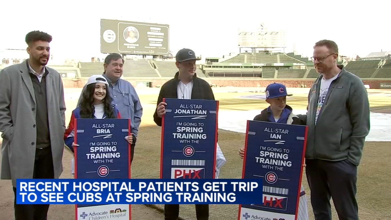 Chicago Cubs surprise young Advocate patients with Spring Training trip