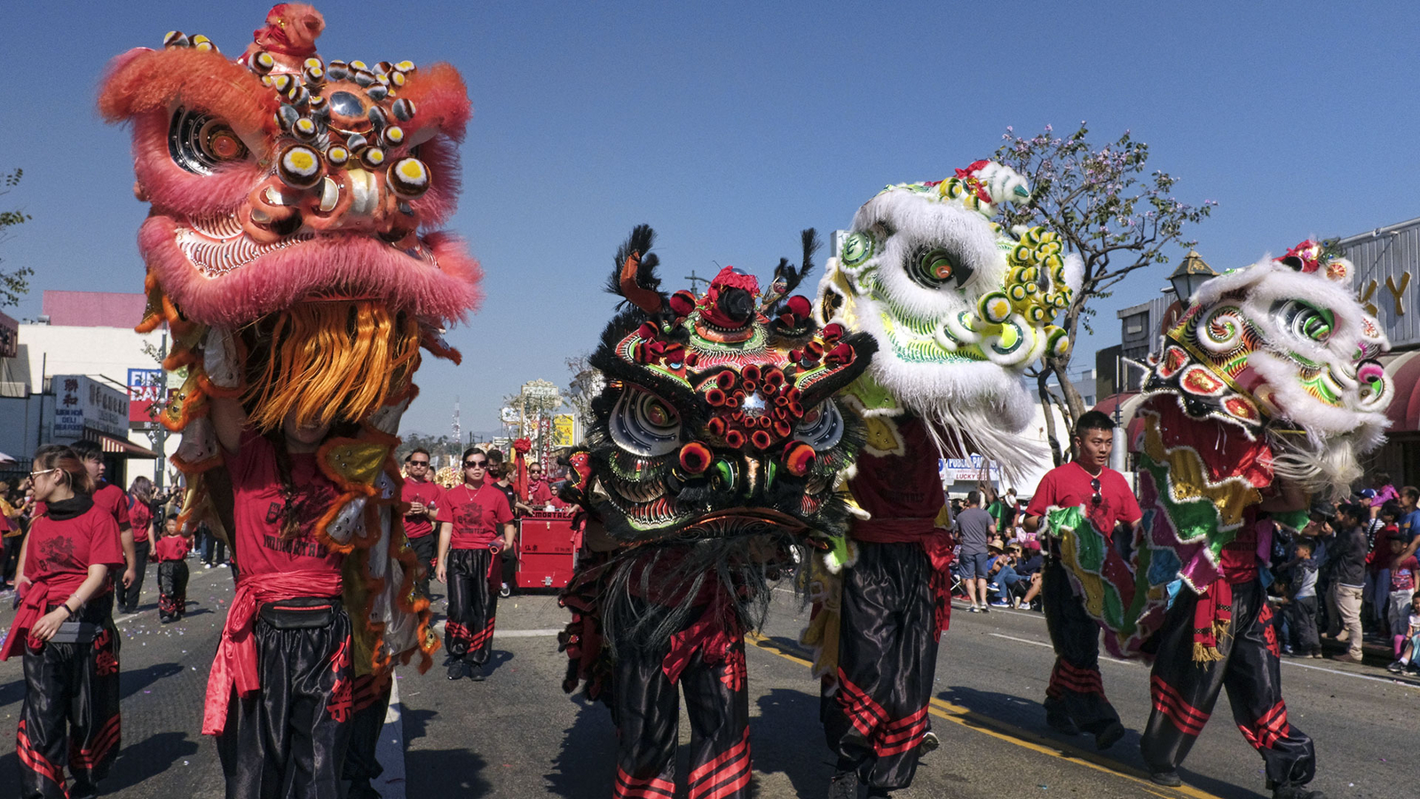 125th annual golden dragon parade marches through la s chinatown in