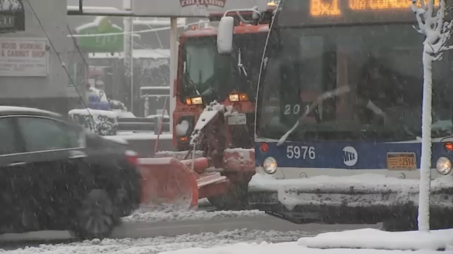 NYC cleans up after snowy winter storm