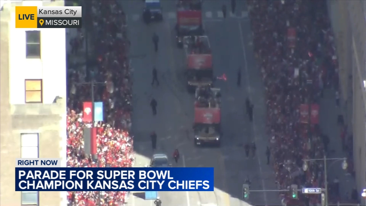 Kansas City Chiefs parade: Fans celebrate latest Super Bowl win