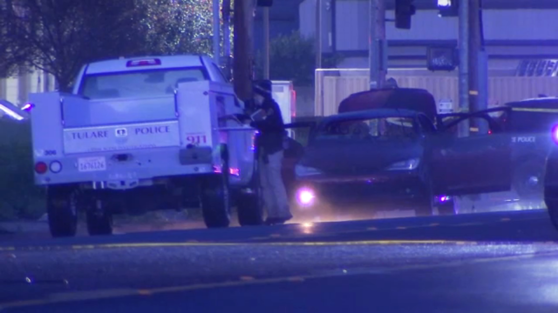 Body found in trunk of car in Tulare following reports of crash