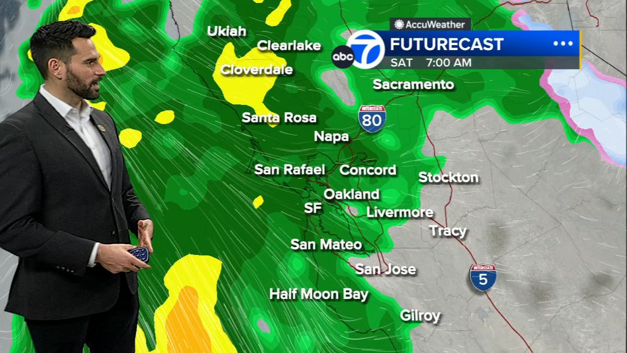 TIMELINE: Moderate Saturday showers expected, heavy snow in Lake Tahoe
