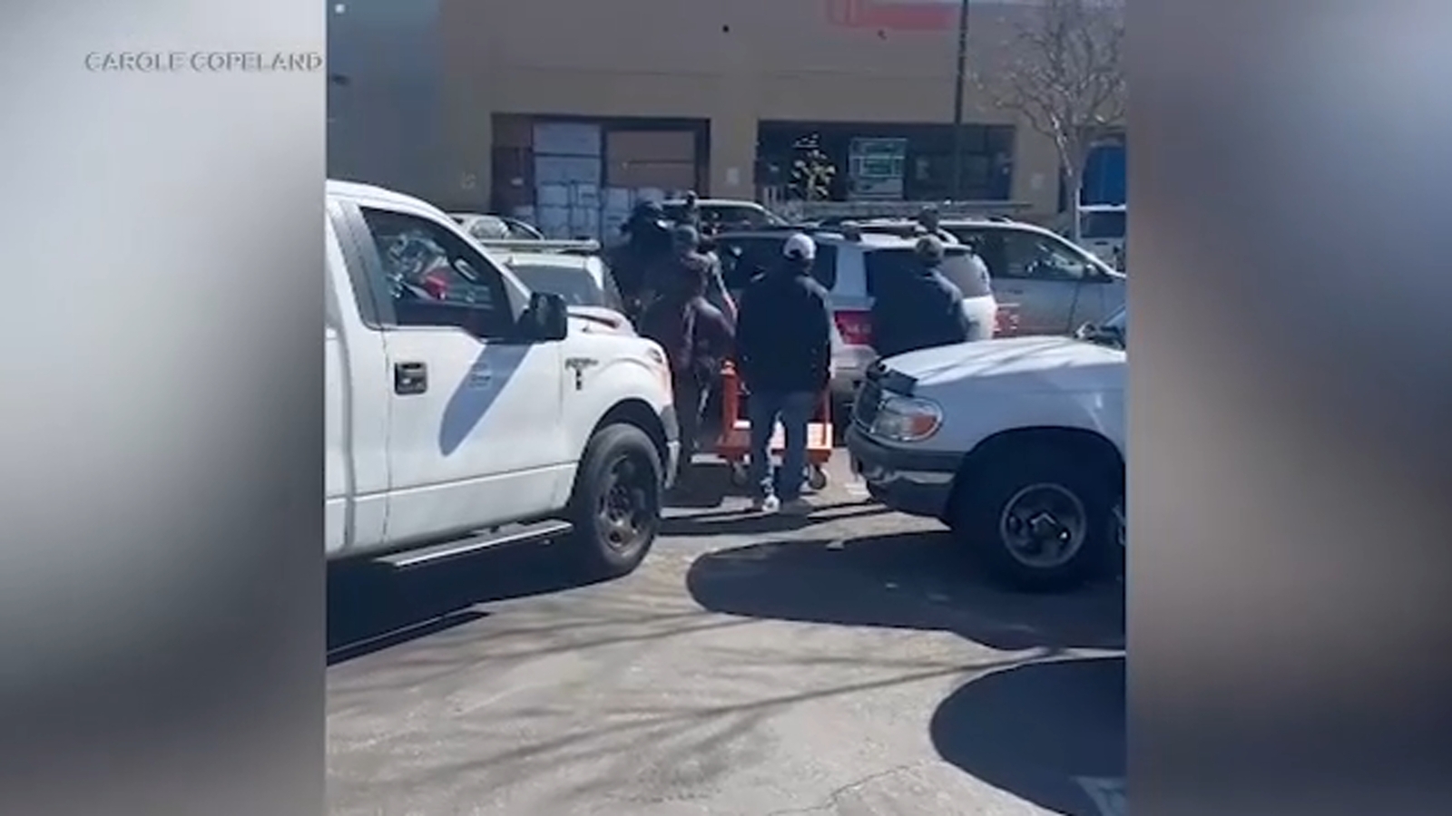 Video shows tense moments leading up to Home Depot parking lot shooting in which security guard