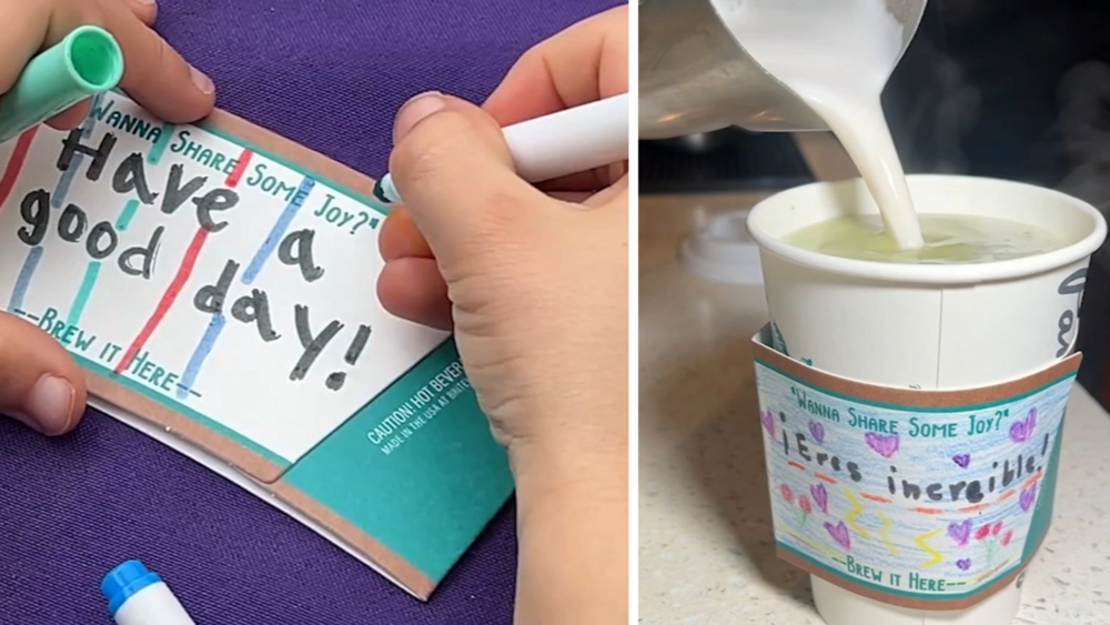 Bay Area students are spreading kindness 1 coffee sleeve at a time