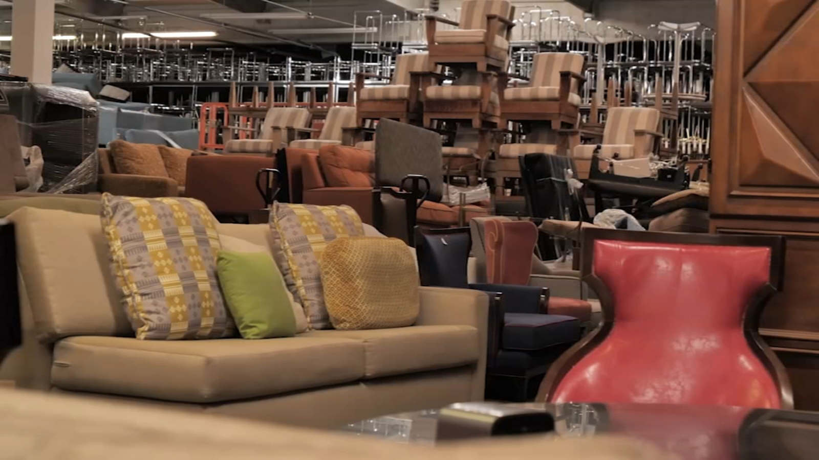 Southwest Surplus owner Phil Winterton offers deals on furniture at warehouse on N. Shepherd in Houston - Vimarsana News