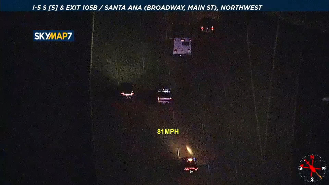 Stolen truck driver leads police on chase through OC, Long Beach