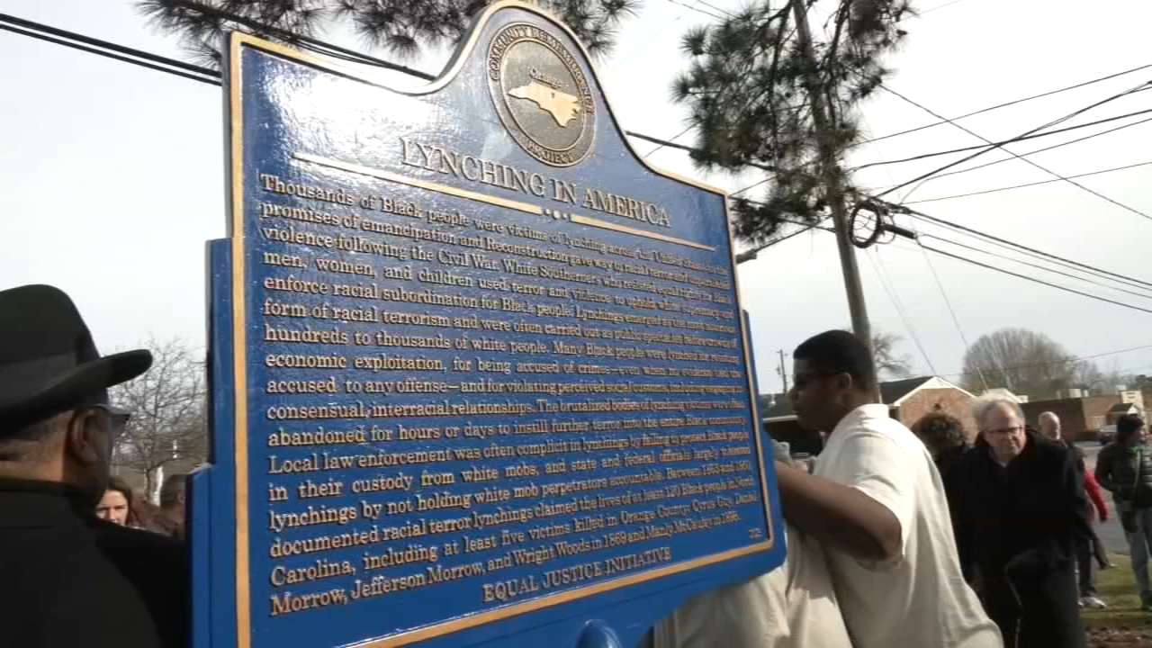 Historical marker unveiled in honor of 1898 lynching victim