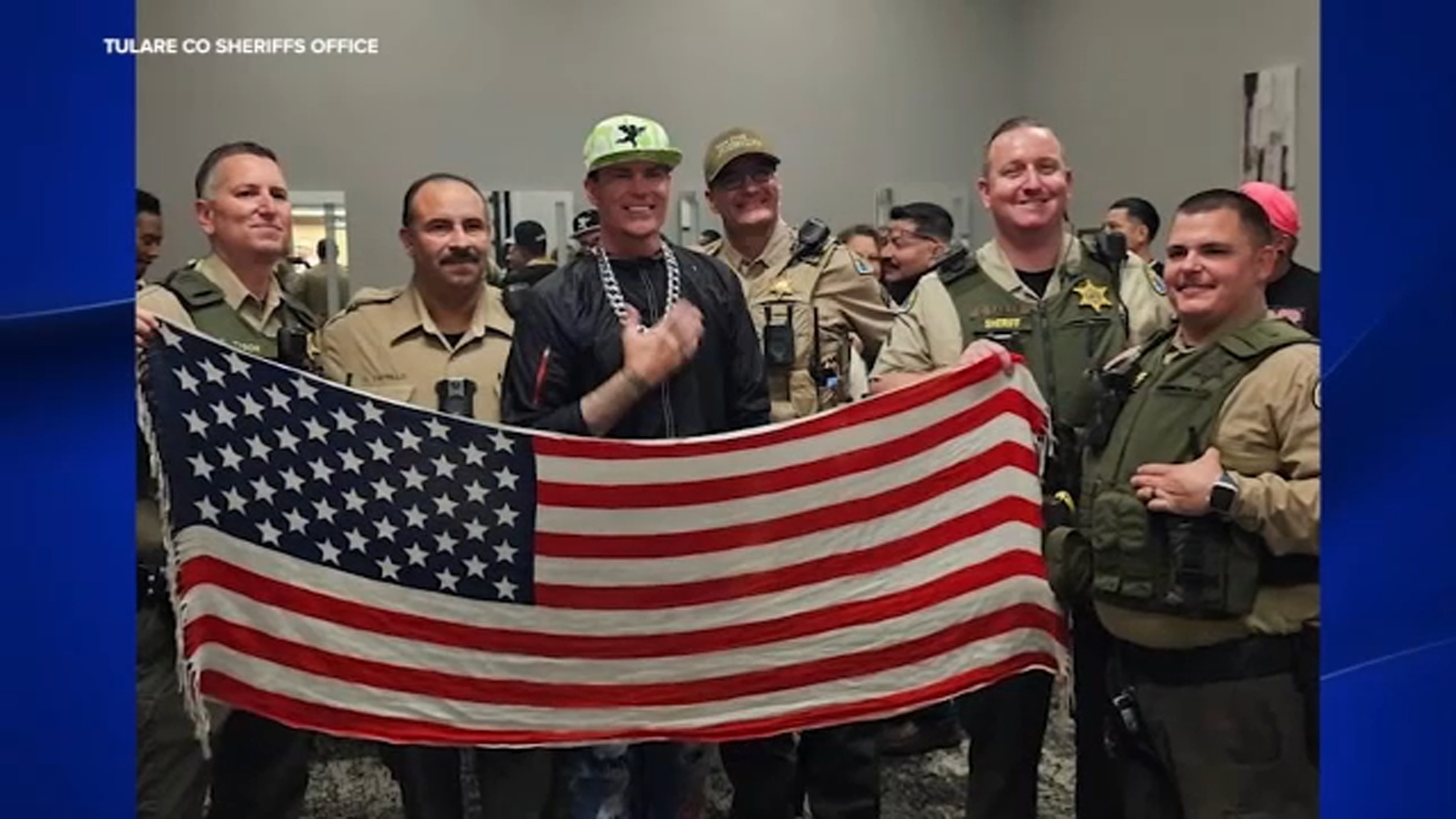 Tulare County deputies meet Vanilla Ice while working security for concert