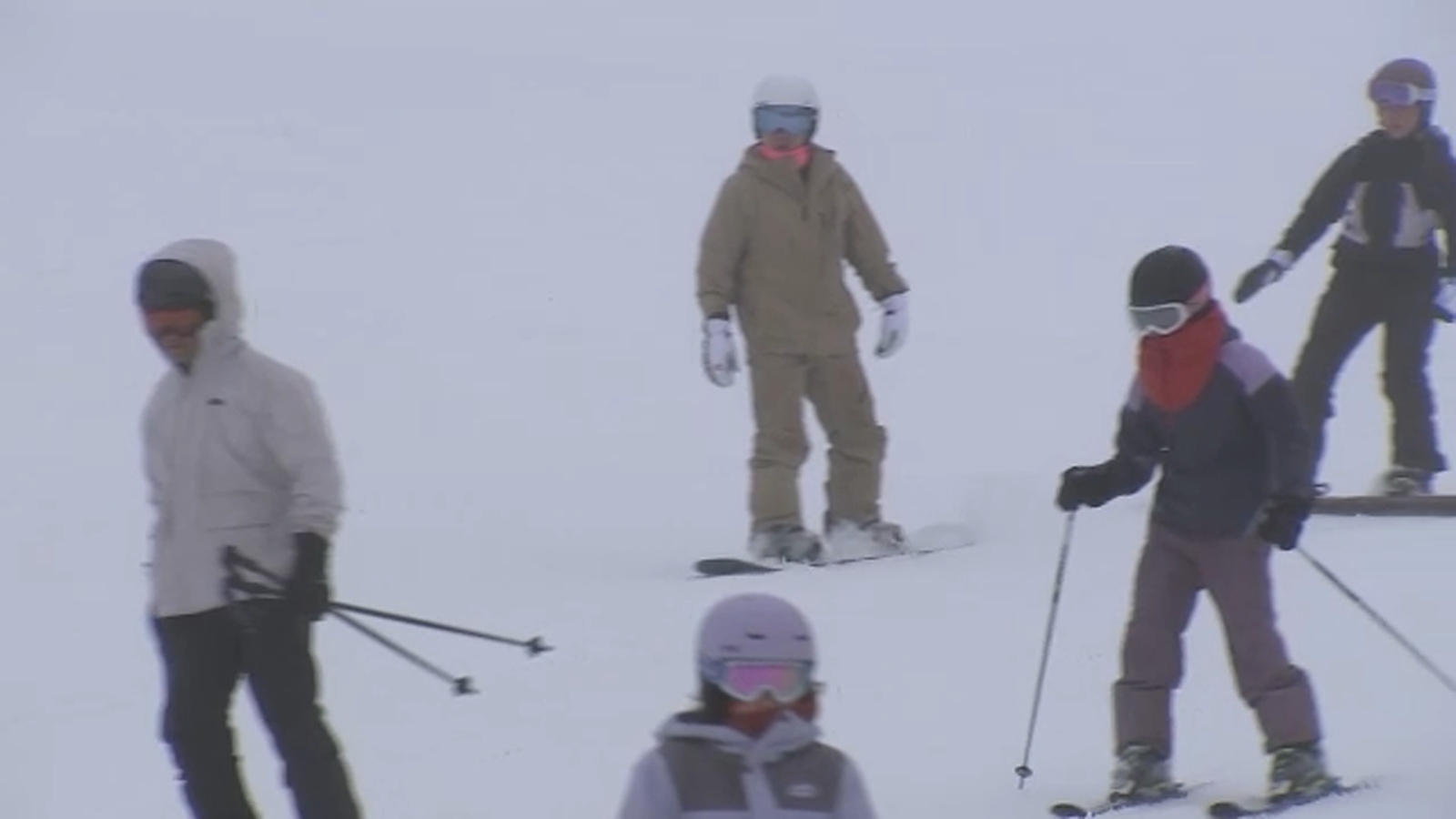 Wet snow for holiday skiers and snowboarders at Mountain High Resort during SoCal storm - Vimarsana News