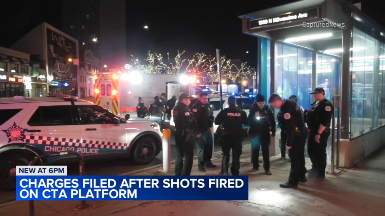 Man charged for shooting gun on CTA Blue Line platform