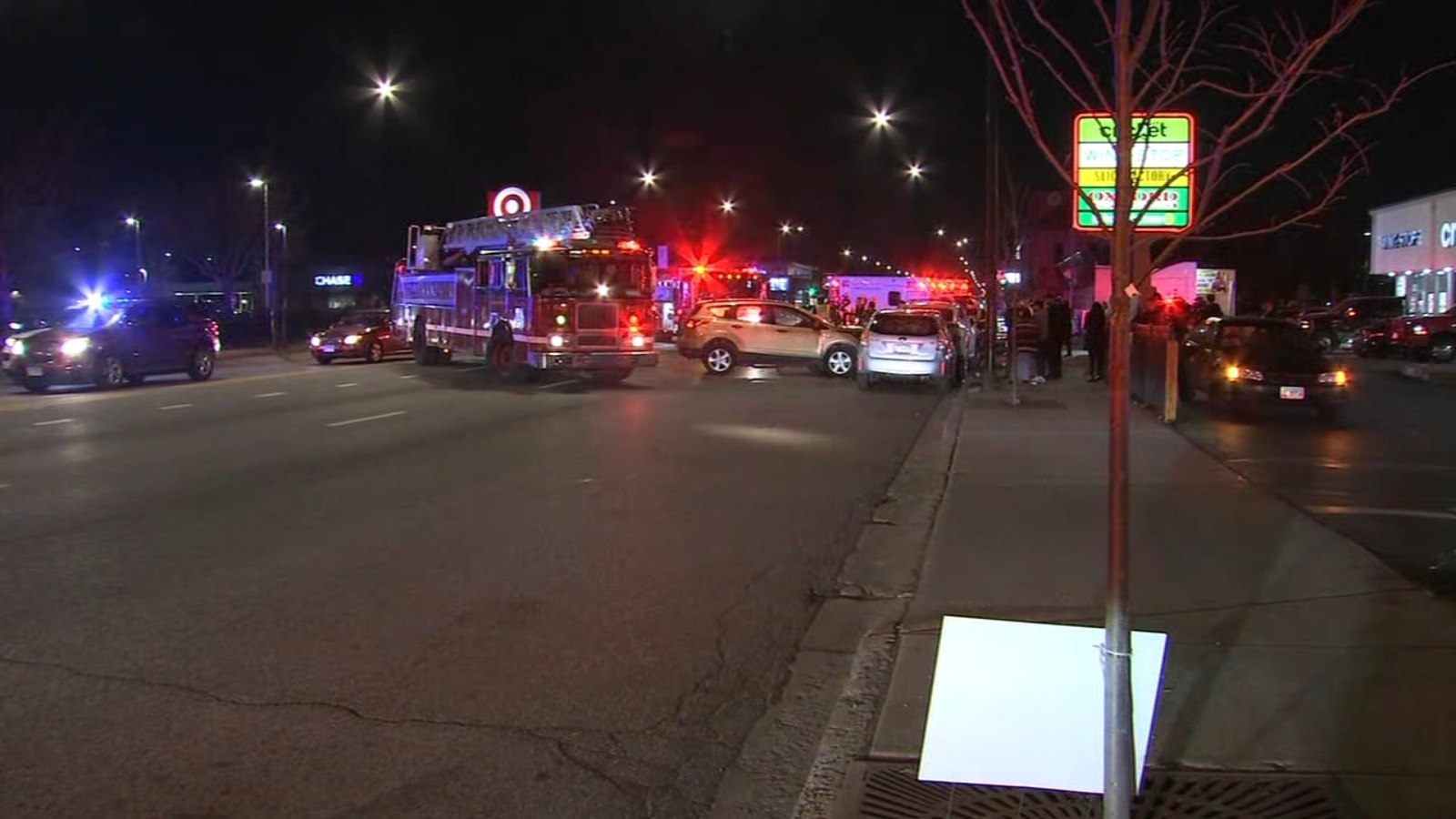 2 hospitalized after 3car crash near West 44th Street and South