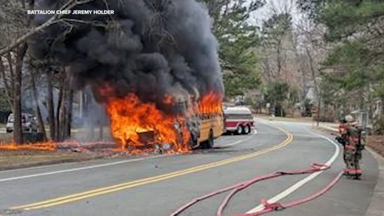Durham school bus fire | Driver honored at Brogden Middle School for heroic actions - Vimarsana News