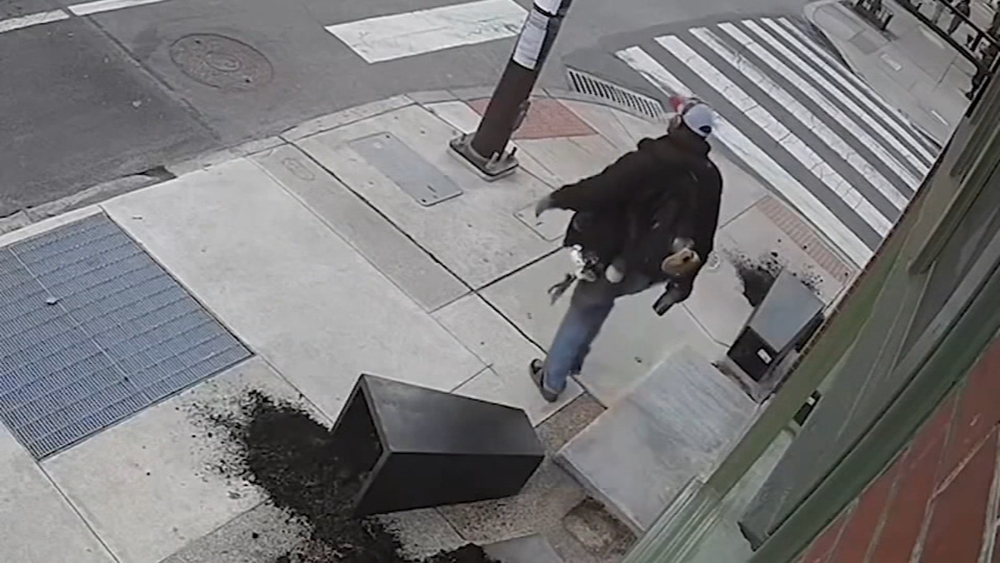 Vandal wanted for damaging historic church, small businesses in Philly