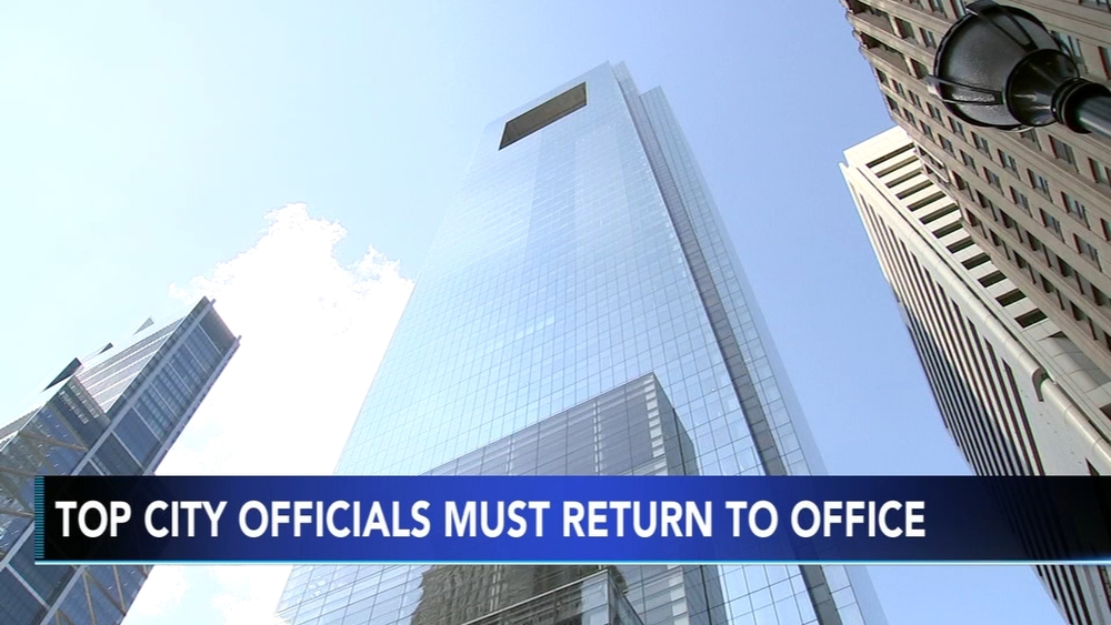 Philly mayor orders top city officials to return to offices full time