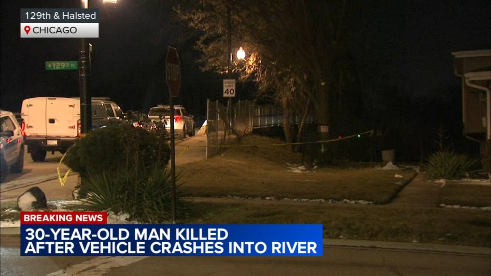 Man found dead in Little Calumet River after car crashes into water