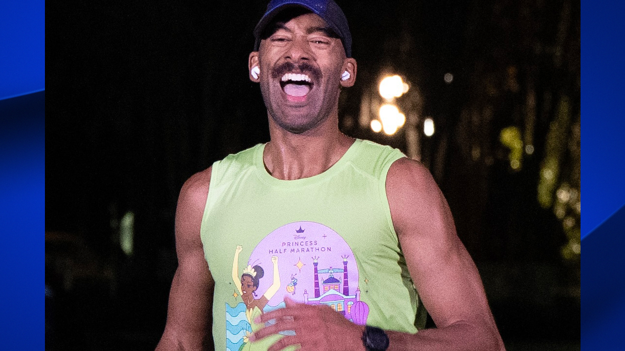 Ex-Bachelor Matt James among top 10 in Disney's Princess Half Marathon
