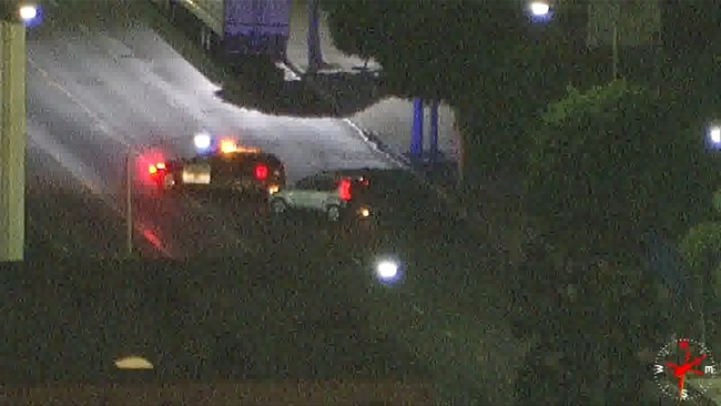 Chase through LA ends in crash as speeding Kia driver nearly hits CHP ...