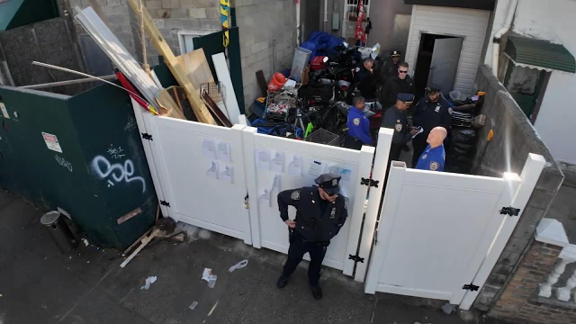 Dozens of migrants found living in basement of Queens furniture store